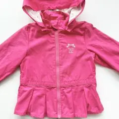 Noeil aime BeBeピンク フード付きジャケット 120cm