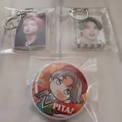 Jimin キーホルダー・缶バッジセット