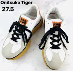 オニツカタイガー デレシティ 厚底スニーカー 白 オレンジ 27cm - メルカリ