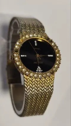 レイモンドウェイル RAYMOND WEIL 18K 12P 黒文字盤 腕時計 - メルカリ
