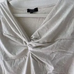 【未使用品】COMME CA ISM 胸元ツイストトップス