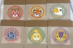 どうぶつの森 クリアラバーコースター 6種セット