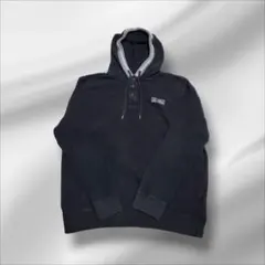 AMERICAN EAGLE ヘンリーネック パーカー XL 黒