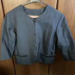 ダークブルー ジャケット＆スカート セット