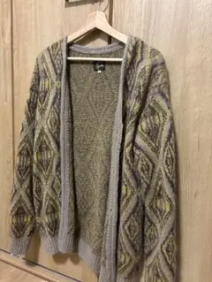 モヘヤカーディガン