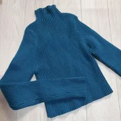 ZARA ブルー　ニット、セーター