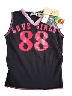 シャーリングノースリーブ　フリル 140㎝