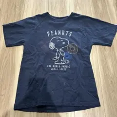 スヌーピー　メンズ　Tシャツ　M 紺