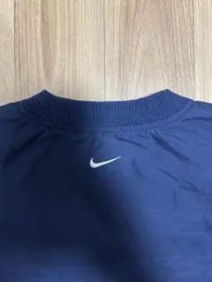 NIKE ナイロンベスト ネイビー Vネック　古着　ヴィンテージ　90sのサムネイル