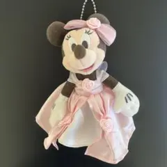 ミッキー ぬいぐるみ キーホルダー マスコット ピンク 天使 羽 ハート