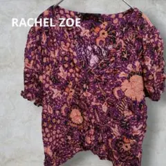 RACHEL ZOE 花柄 半袖ブラウス