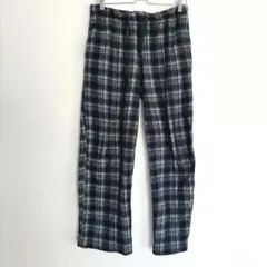 00s Lapasa ブラックウォッチ 極太 パジャマパンツ ワイド シティ 