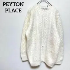 ペイトンプレイス　PEYTON PLACE セーター　ニット　ホワイト　アンゴラ