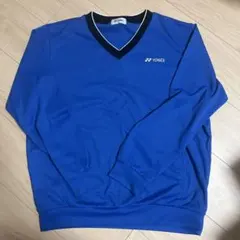 YONEX Vネックウェア L 青