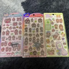 （正規品）モンチッチ　シール　うるちゅる　平成はっぴーフォン　3枚セット