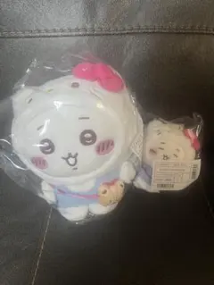 ちいかわ サンリオ　ぬいぐるみ　マスコットホルダー　ちいかわ　2個　新品未開封