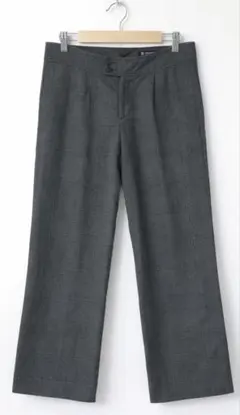 BEAUTY&YOUTH パンツ M チェック柄 美脚 きれいめ カジュアル 春