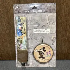 ディズニーリゾート 一眼レフカメラストラップ 35周年 ミッキー 新品