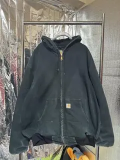 carhartt カーハート アクティブパーカー 黒 USA製 2XL