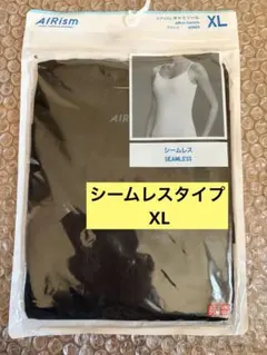 AIRism シームレス キャミソール　 XL ブラック