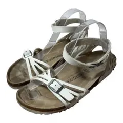 BIRKENSTOCK ストラップサンダル ホワイト 38 24.5cm バリのサムネイル
