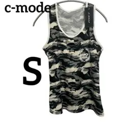 【タグ付き】c-mode 迷彩柄 タンクトップ HPロゴ　S