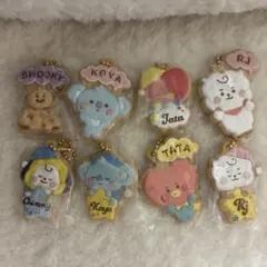 BT21 クッキーチャームコット 8個セット
