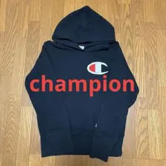 Champion 黒 パーカー 150