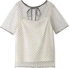 SNIDEL シアーカットチュールトップス スナイデル トップス