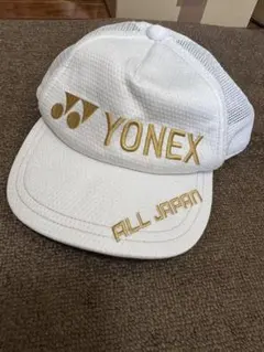 YONEX ALL JAPAN キャップ ホワイト - メルカリ