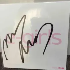 E-girls Happiness 直筆サイン色紙