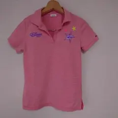 Ellesse 半袖ポロシャツ ピンク ストライプのサムネイル