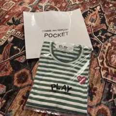COMME des GARCONS PLAY ストライプ長袖カットソー