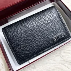 【ほぼ未使用】 GUCCI 現行 名刺入れ カードケース バイカラー 付属品完備のサムネイル