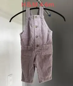 H＆M コーデュロイ オーバーオール 4-6m