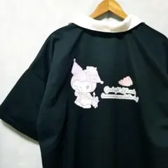 新品 サンリオ 半袖シャツ M-Lサイズ 黒色 訳あり品のサムネイル