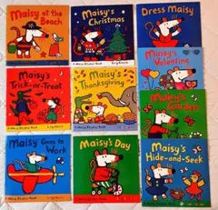大人気のMaisy メイシーちゃん10冊セット英語絵本 ステッカー付き　洋書