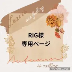 RiG様　専用ページ