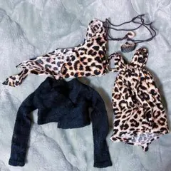 MDD アウトフィット ヒョウ柄ワンピース