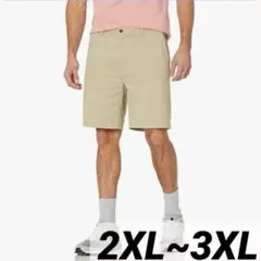 【瑕疵品】 短褲 2XL 米色系 經典版型 男士 褲子