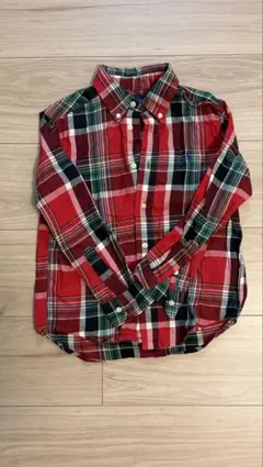 Ralph Lauren チェック柄 長袖シャツ　110-115cm
