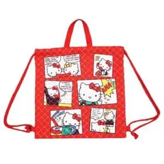 新品・未使用　ハローキティ　ナップサック　キルト