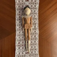アンティーク　24cm 小さめペグドール 木製ペグドール風ミニチュアドール♡アンティーク♪ - さっちんのお