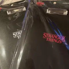 ストレンジャーシングス クリップボードファイル スリコスリーコインズ 2種セットのサムネイル