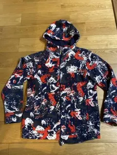 PUMA グラフィックパーカー ネイビー/レッド　160センチ