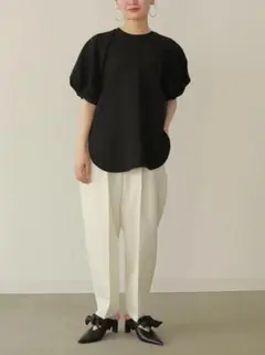 定番 完売品 新品 Louren puff sleeve over blouse