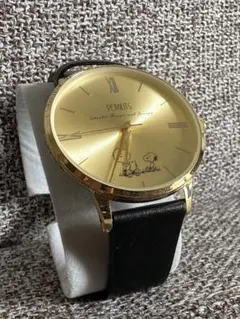 ピーナッツ スヌーピー クラシックウォッチ 腕時計 ブラック グッズ