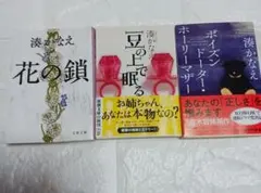 湊かなえ 文庫本 3冊セット 花の鎖 豆の上で眠る ポイズンドーター・ホーリー～