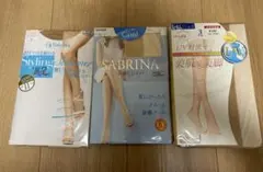 新品未使用　ストッキング 3点セット UVカット LL