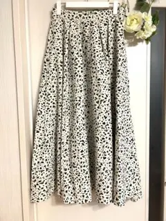 HONEYSUCKLEROSE レオパード柄　ロングフレアスカート M